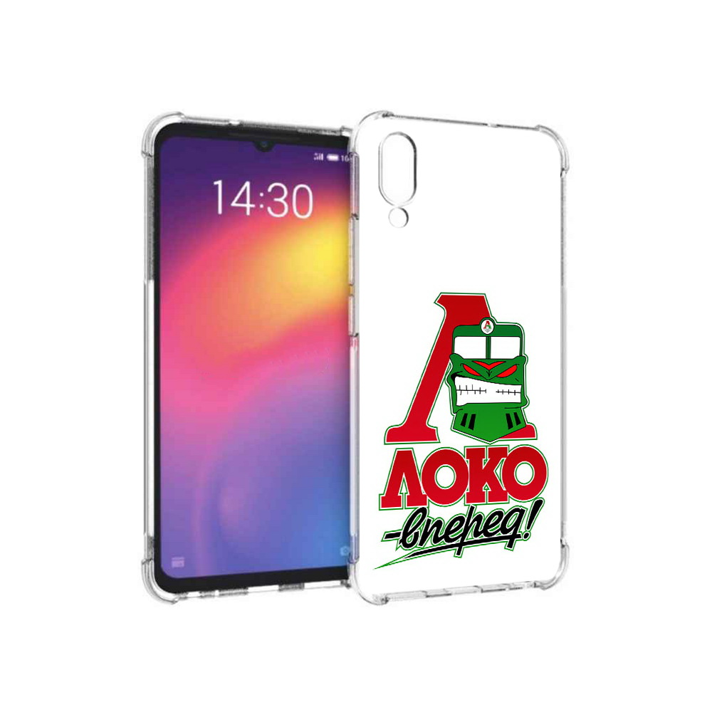 

Чехол MyPads Tocco для Meizu Note 9 ФК локо вперед (PT134513.88.181), Прозрачный, Tocco