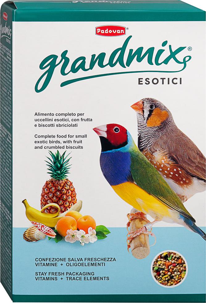 

Сухой корм для экзотических птиц Padovan Grandmix Esotici, 400г