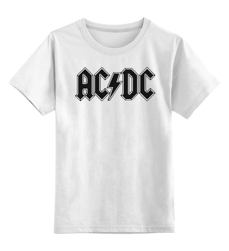 

Футболка детская Printio Ac/dc цв. белый р. 164, Ac/dc