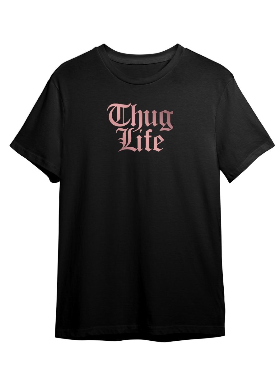 

Футболка унисекс Каждому Своё Thug life/2PAC/Готика STGO13ZP черная L, Черный, "Thug life/2PAC/Готика" STGO13ZP