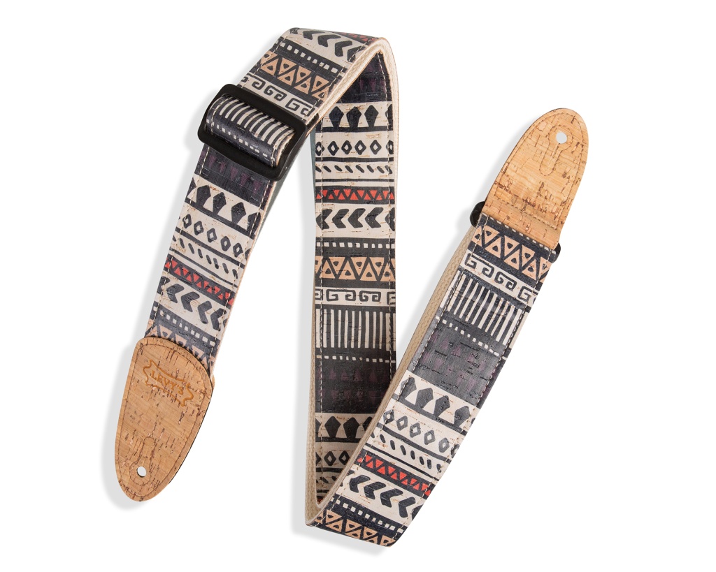 

Specialty Series Ремень для гитары, пробка, занзибар, Levy's MX8-002, Разноцветный