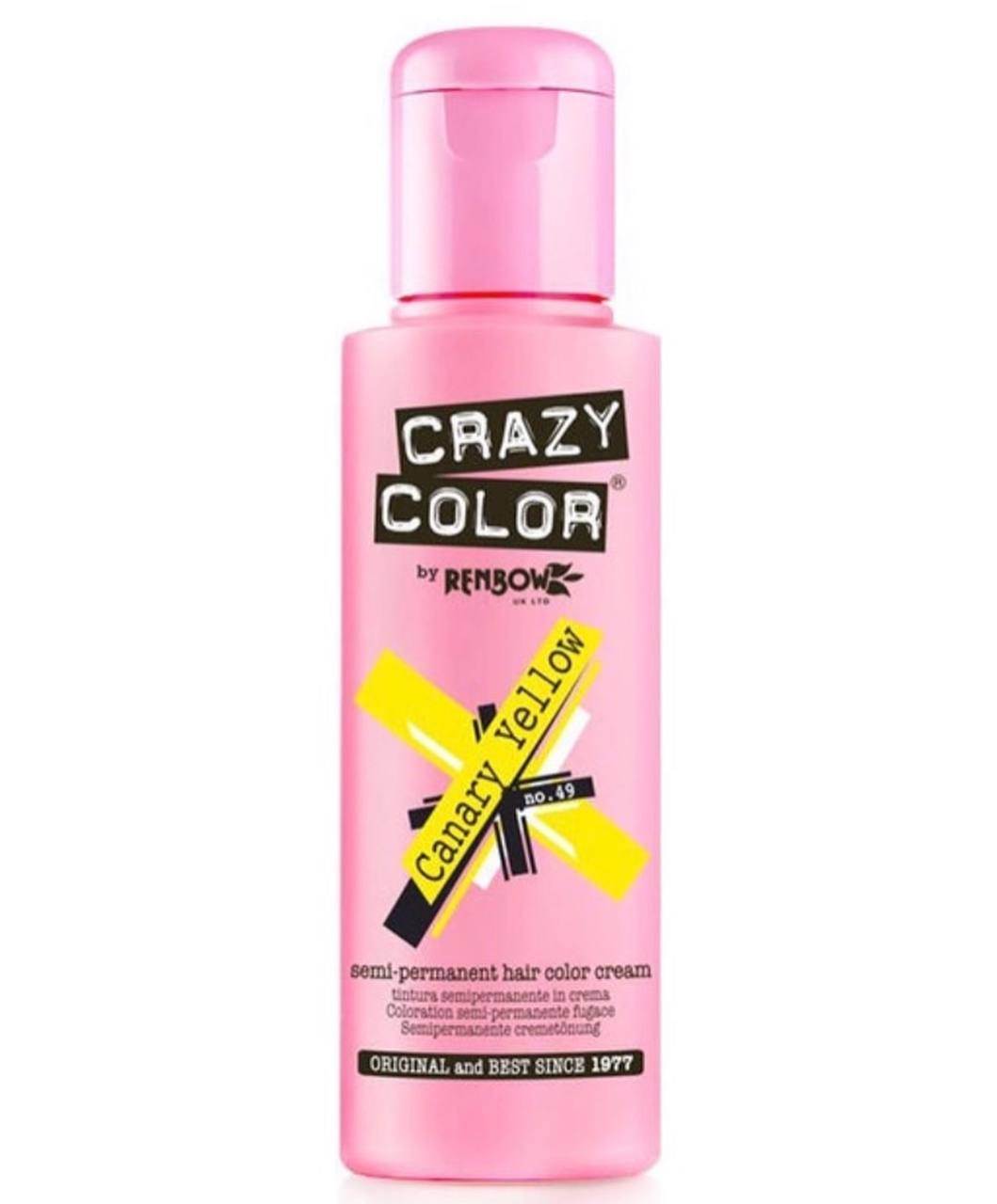 

Краска для волос Crazy Color Профессиональная желтый 1 шт, CC