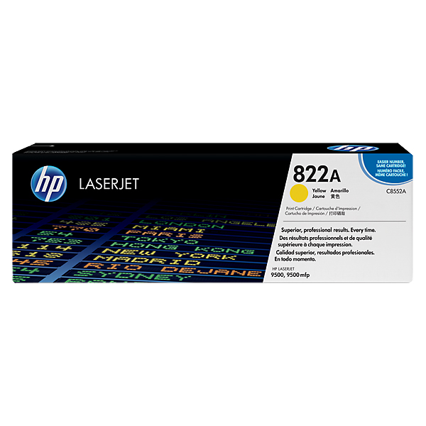 

Картридж для лазерного принтера HP C8552A, Yellow, оригинал, Желтый