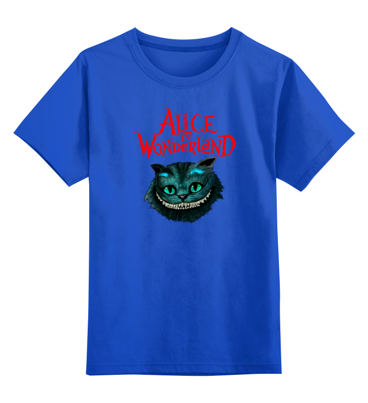 

Футболка детская Printio Alice in wonderland цв. синий р. 164, Alice in wonderland