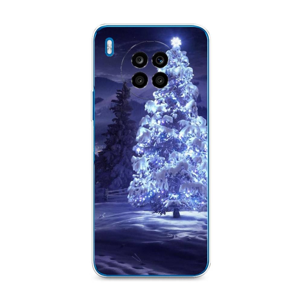 

Чехол на Huawei Nova 8i "Зима 4", Синий;черный;белый, 6106450-2