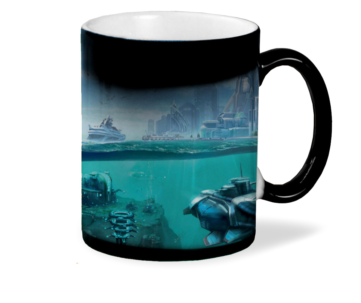 

Кружка CoolPodarok anno 2070 deep ocean Цивилизация на земле и под водой
