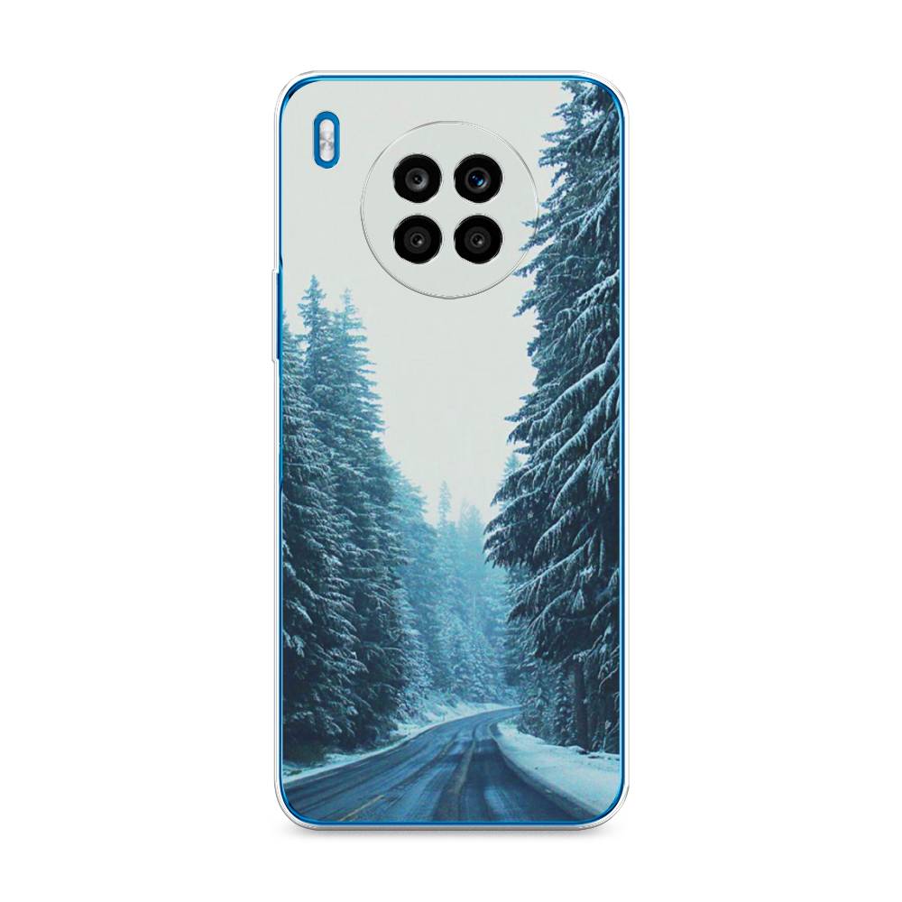 

Чехол на Huawei Nova 8i "Зима 9", Бежевый;голубой;черный, 6106450-2