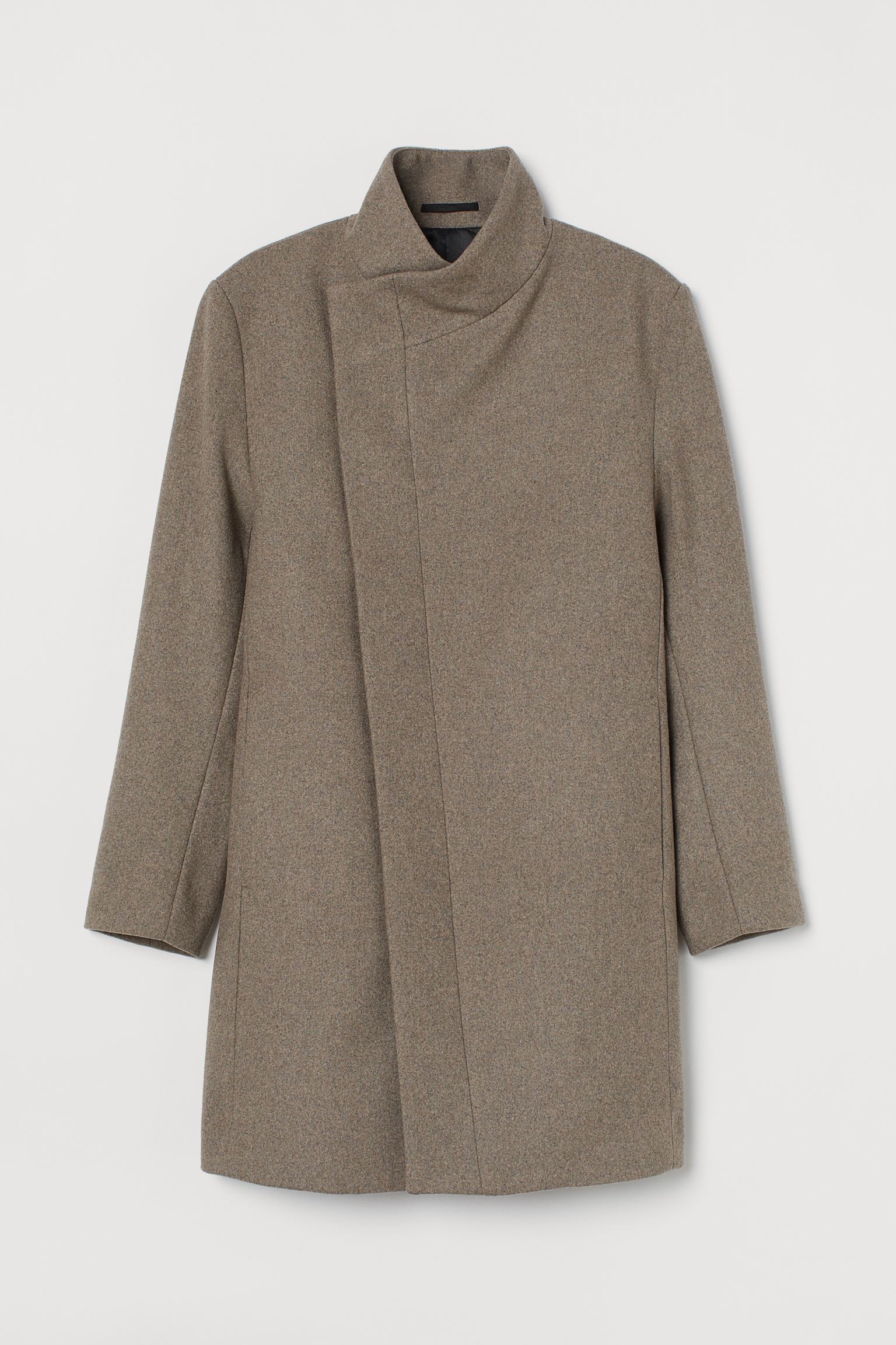 

Пальто мужское H&M 902943002 бежевое 42 EU, Бежевый, 9029430