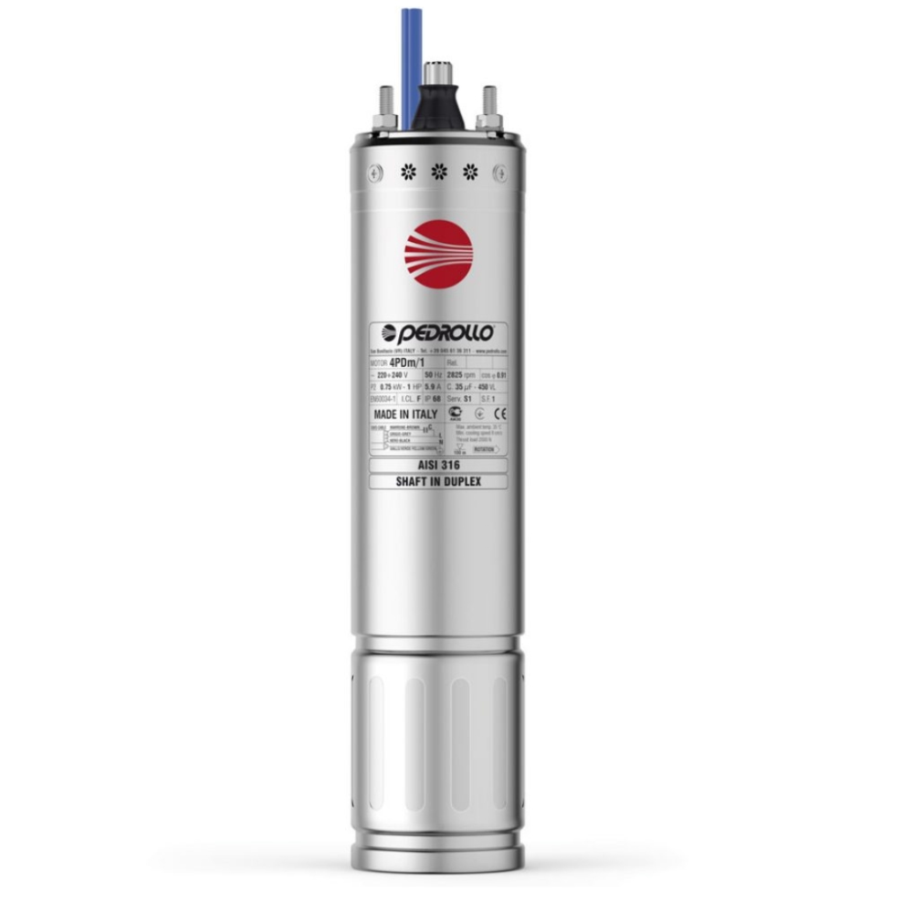 

Электродвигатель Pedrollo 4PDm 0,75 (0,55 kW 0,75НР)