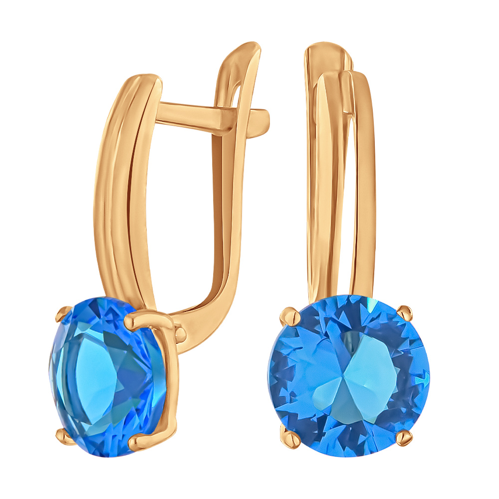

Серьги из серебра с топазом ЮВЕЛИР КАРАТ 2625960/9пттс, 2625960/9пттс