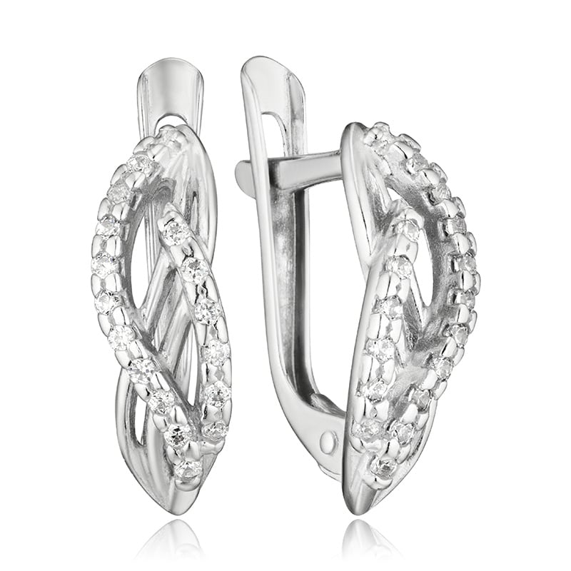 

Серьги из серебра с фианитом ЮВЕЛИР КАРАТ 2125443/9, 2125443/9