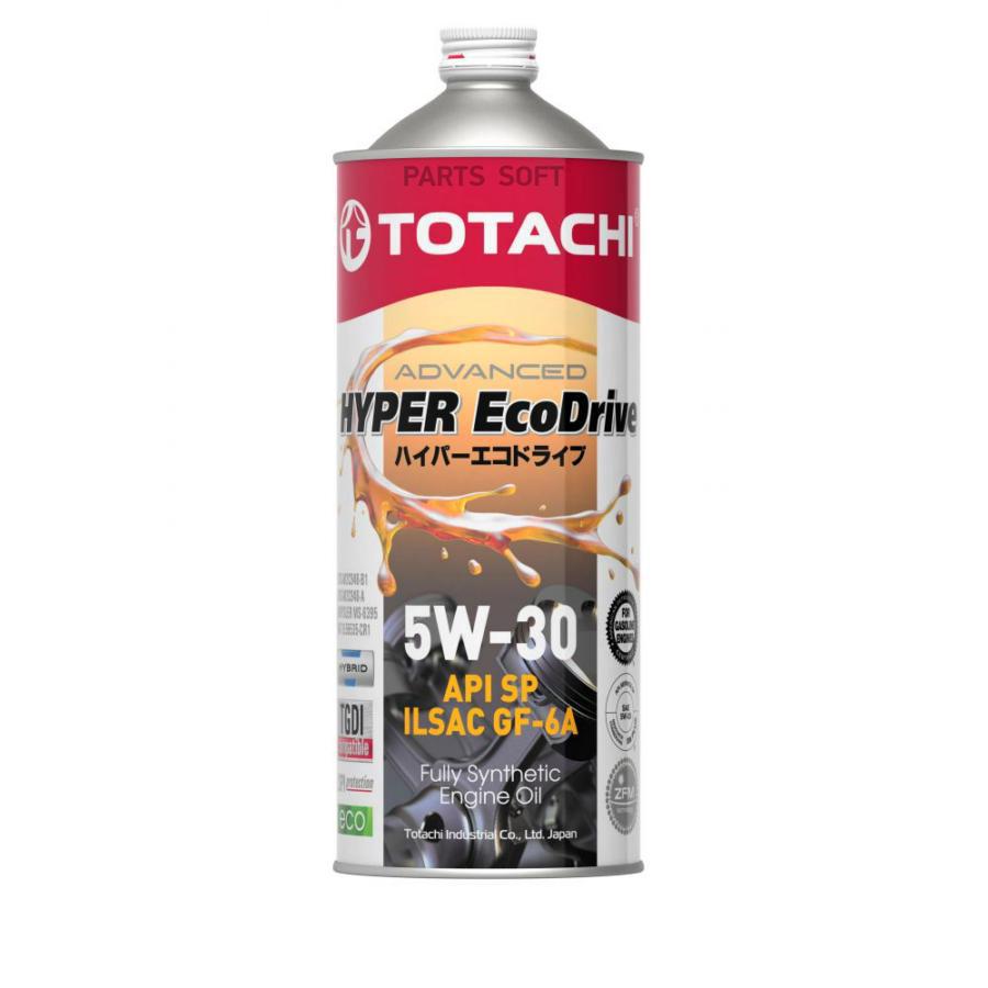 Моторное масло TOTACHI синтетическое HYPER Ecodrive 5W30 API SP ILSAC GF-6A 1л