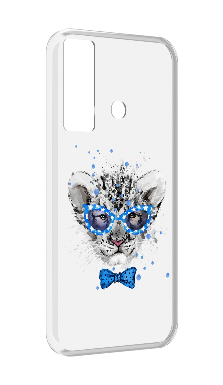 

Чехол MyPads тигренок с бабочкой для Tecno Camon 17, Прозрачный, Tocco