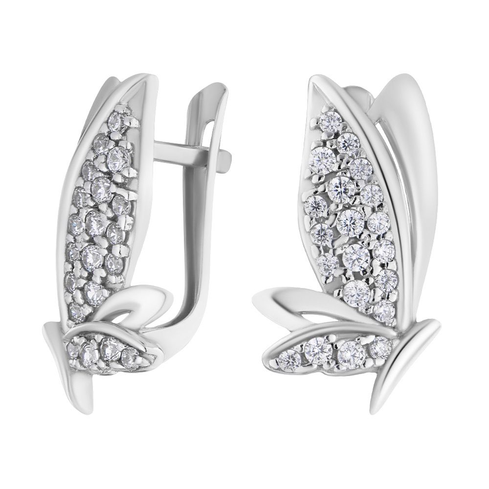 

Серьги из серебра с фианитом ЮВЕЛИР КАРАТ 2129781/9, 2129781/9