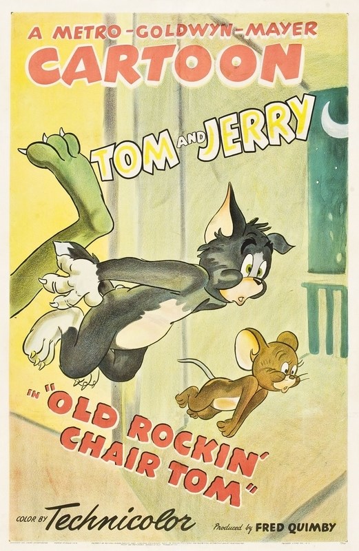 

Постер к мультфильму "Старый, добрый Том" (Old Rockin' Chair Tom) Оригинальный 35,6x55,9 с