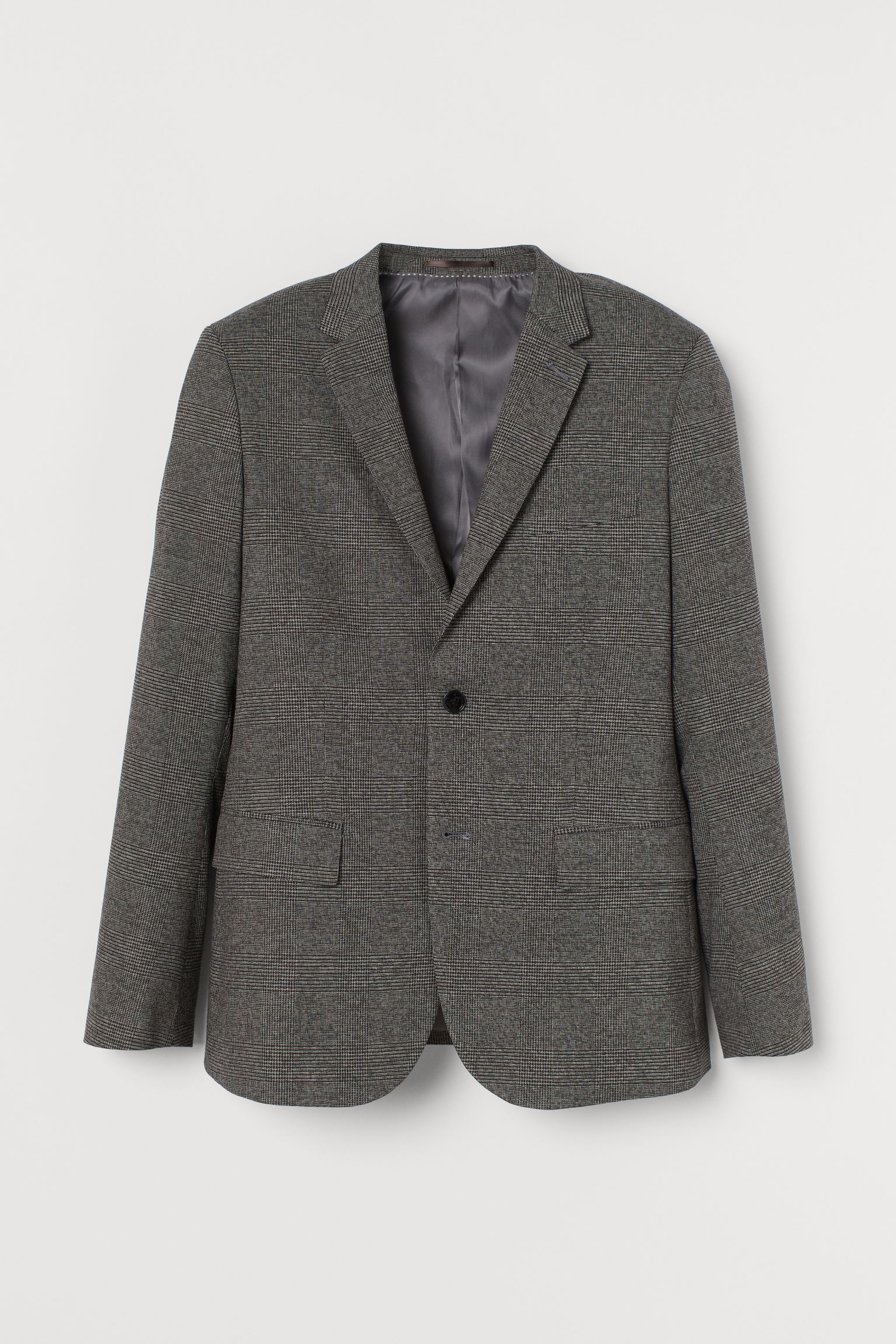 

Пиджак мужской H&M 867461001 серый 46 EU, 867461001