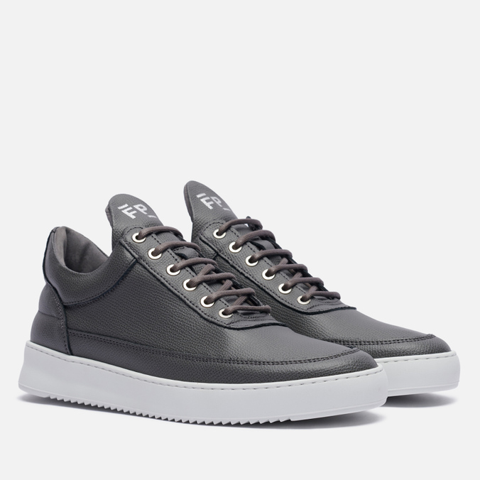 фото Кроссовки мужские filling pieces low top ripple crumbs серые 7 us