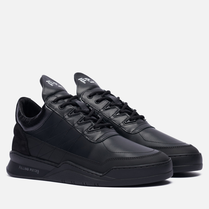 фото Кроссовки мужские filling pieces low top ghost tweek черные 12 us