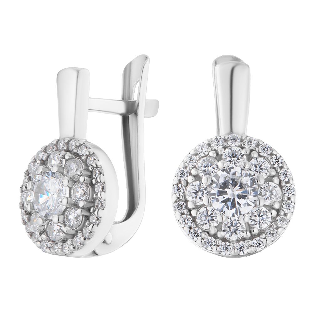 

Серьги из серебра с фианитом ЮВЕЛИР КАРАТ 2129879/9, 2129879/9