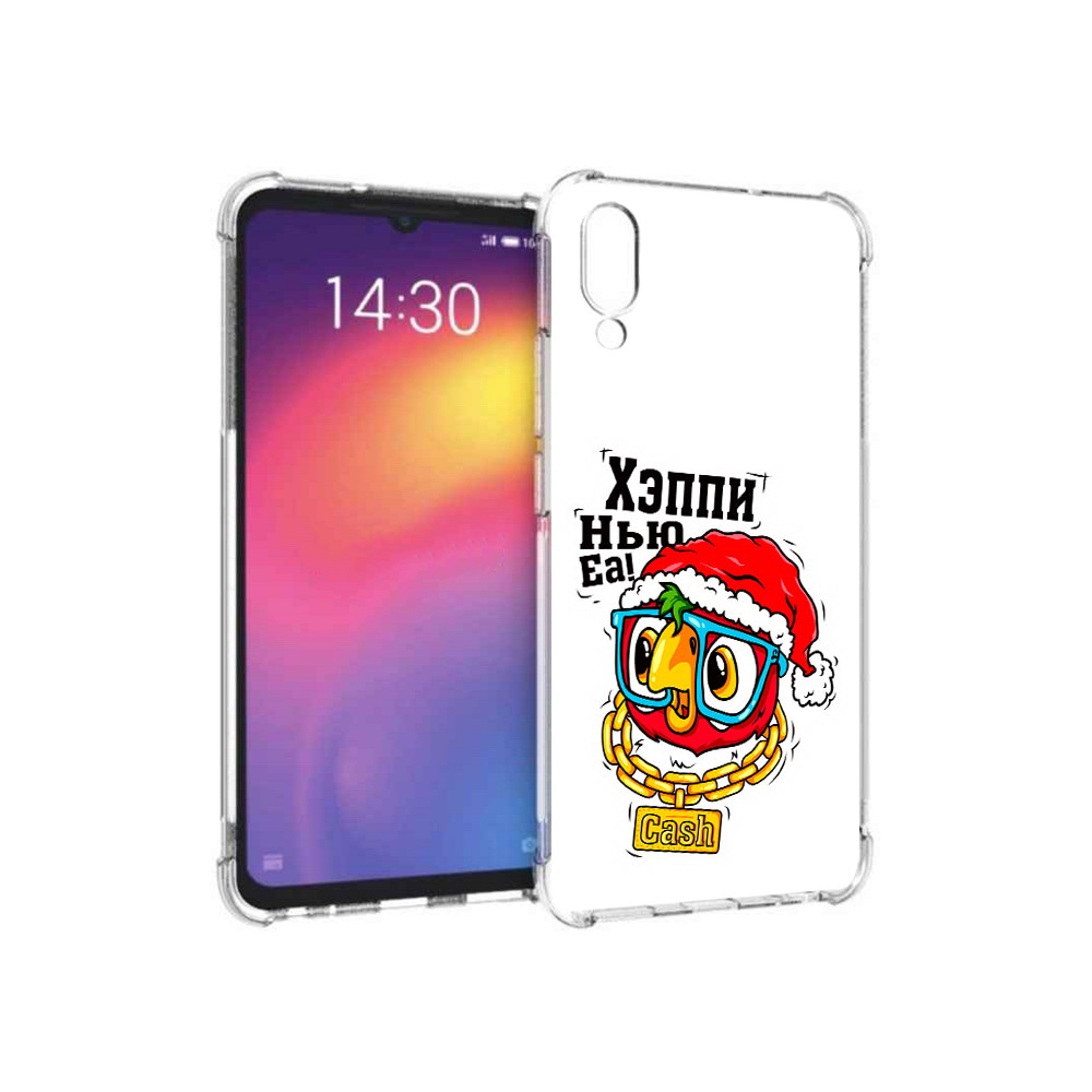 

Чехол MyPads Tocco для Meizu Note 9 Хэппи нью еа (PT134513.88.196), Прозрачный, Tocco