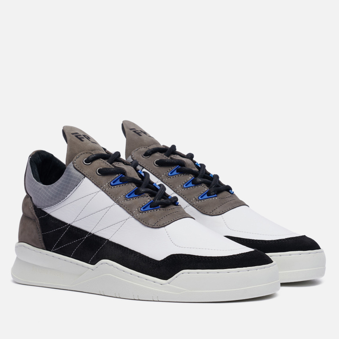 фото Кроссовки мужские filling pieces low top ghost tweek белые 7 us