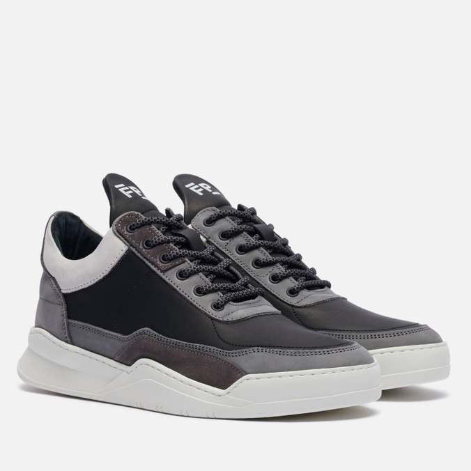 фото Кроссовки мужские filling pieces low top ghost decon черные 10 us