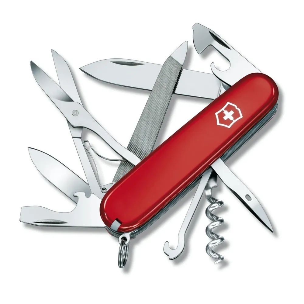 

Нож VICTORINOX Mountaineer, 91см, красный, 18 функций, 1.3743, Mountaineer