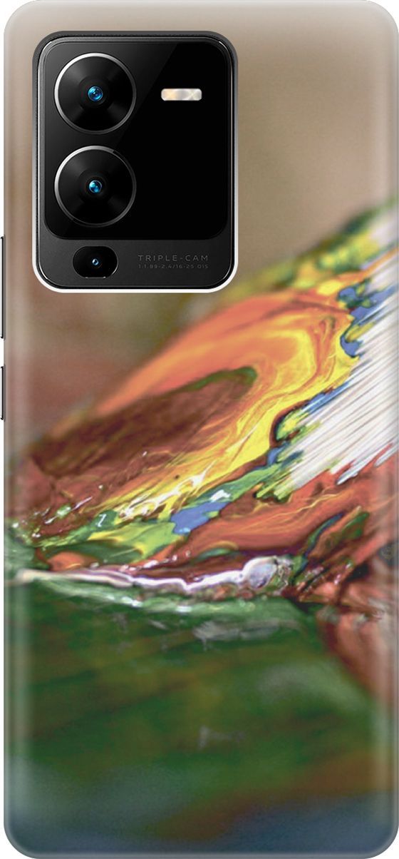Силиконовый чехол на Vivo V25 Pro 5G с принтом 