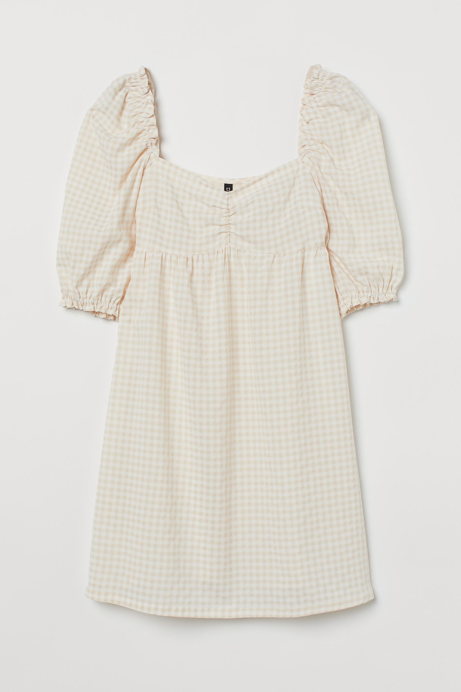 

Платье женское H&M 942663004 бежевое 42 EU, Бежевый, 942663