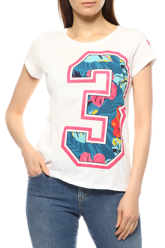 

Футболка женская U.S. POLO Assn. G082GL0110GUSMAN белая XS, G082GL0110GUSMAN