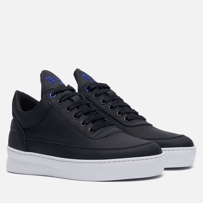 фото Кроссовки женские filling pieces low top plain 683 organic черные 36 eu