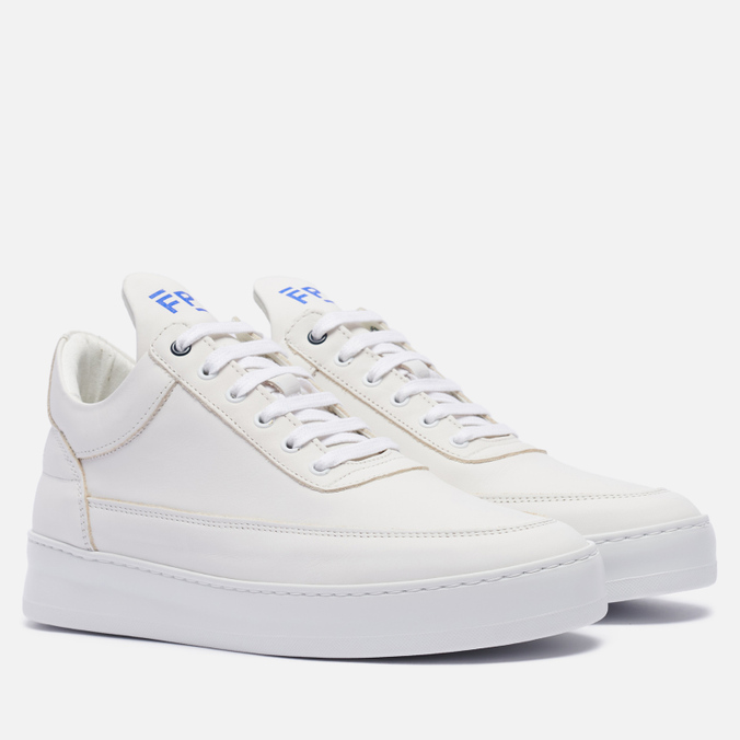 фото Кроссовки женские filling pieces low top plain 683 organic белые 44 eu