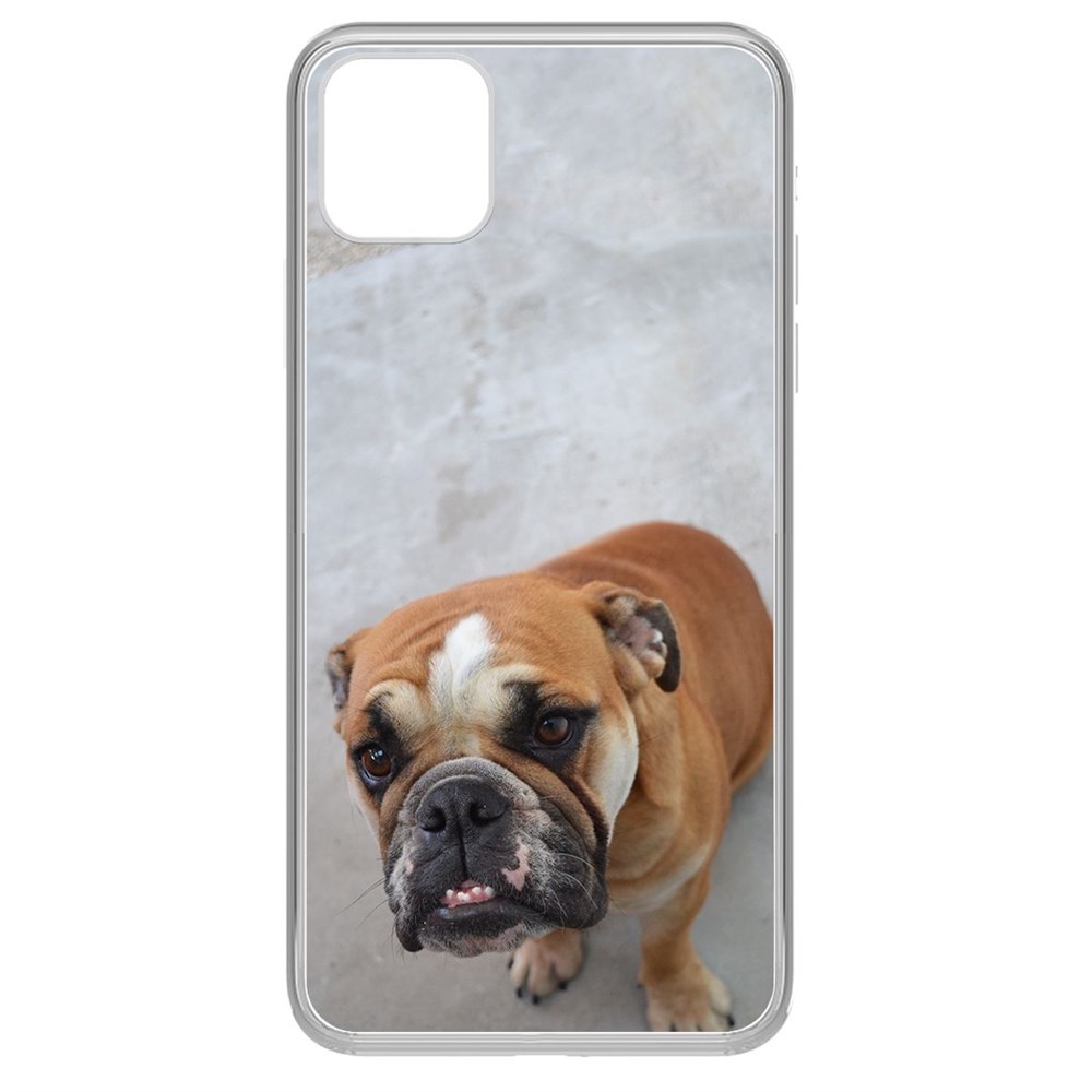 

Чехол-накладка Krutoff Clear Case Английский бульдог для iPhone 11 Pro Max, Прозрачный