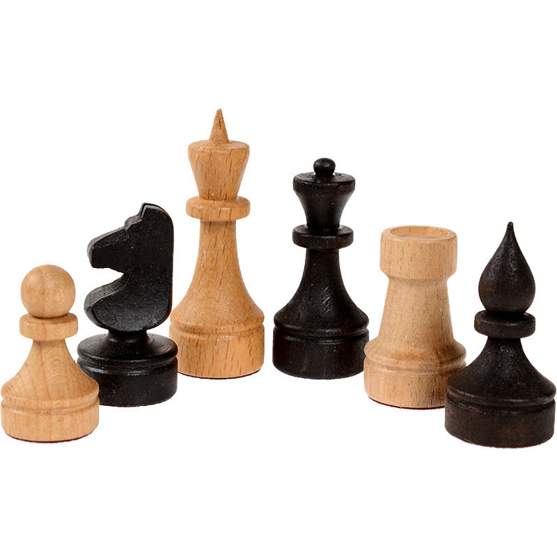 WoodGames Шахматные фигуры Кинешемские из бука (без утяжеления, без доски)