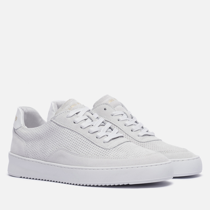 фото Кроссовки женские filling pieces mondo perforated серые 11.5 us