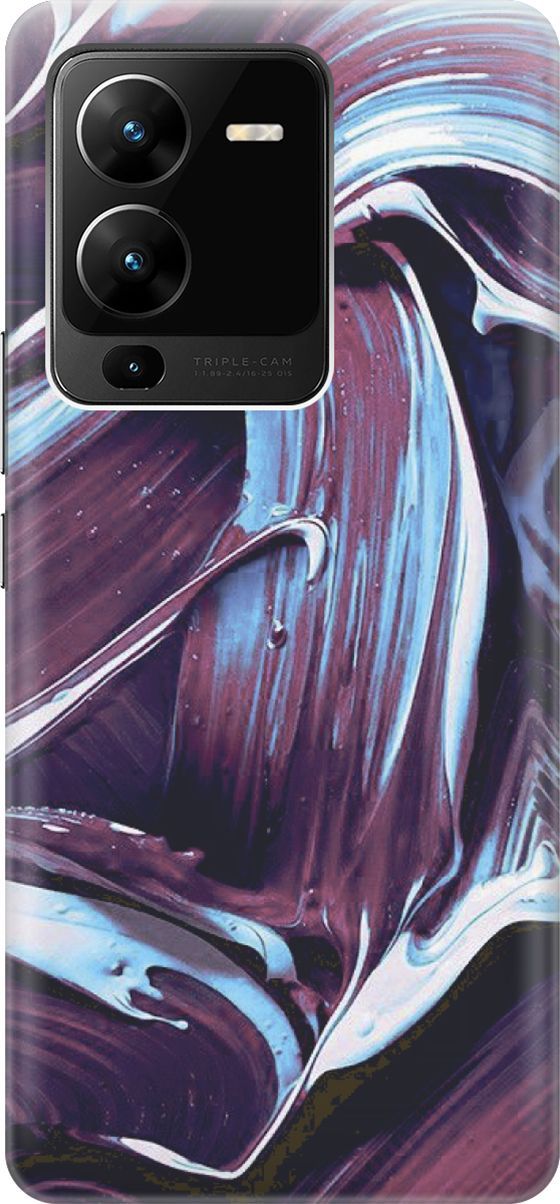 Силиконовый чехол на Vivo V25 Pro 5G с принтом 