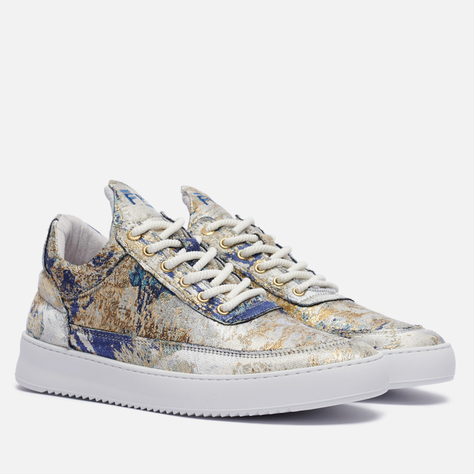 

Кроссовки женские Filling Pieces Low Top Ripple Jacquard бежевые 43 EU, Low Top Ripple Jacquard