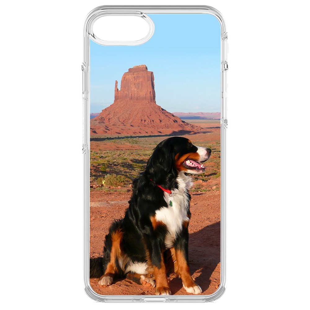 

Чехол-накладка Krutoff Clear Case Бернская овчарка для iPhone 7/8/SE