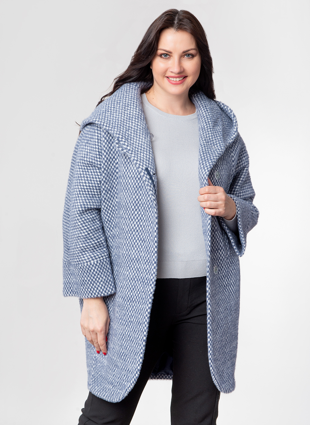 

Пальто женское Crosario 55806 синее 54 RU, 55806