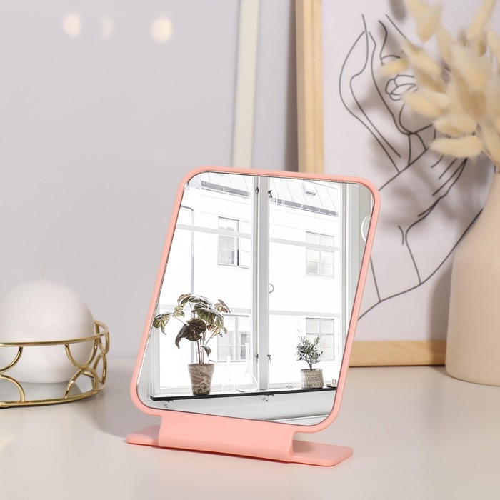 

Зеркало настольное, зеркальная поверхность 13,5 × 17,5 см, цвет МИКС, Beauty Mirror