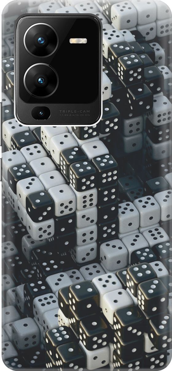 Силиконовый чехол на Vivo V25 Pro 5G с принтом 