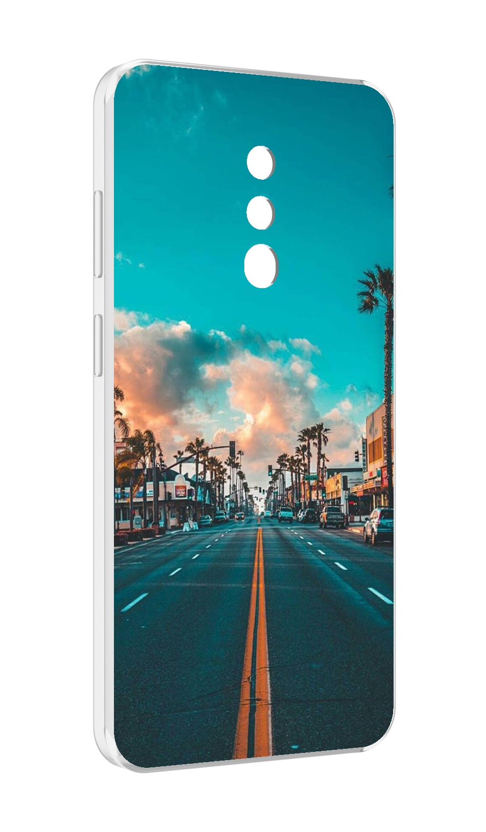 

Чехол MyPads дорога-в-лос-анджелес для Blackview BV5200, Прозрачный, Tocco