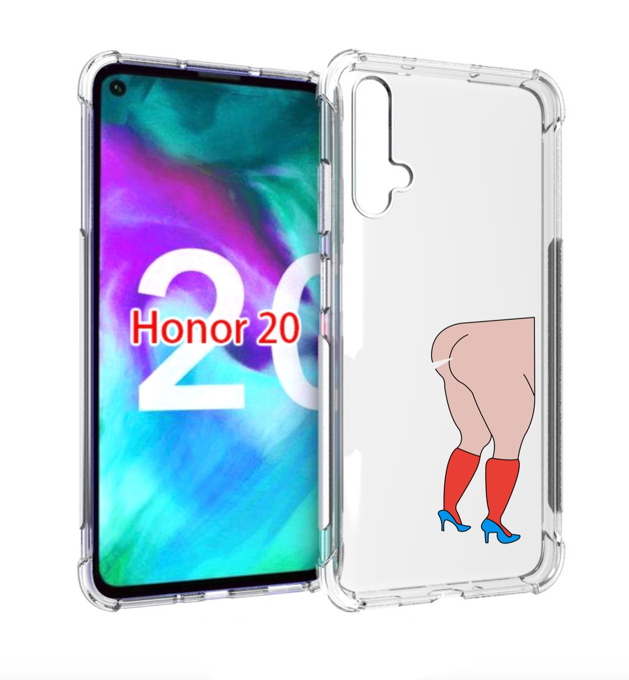 

Чехол бампер MyPads смешная-ситуация детский для Honor 20, Прозрачный, Tocco