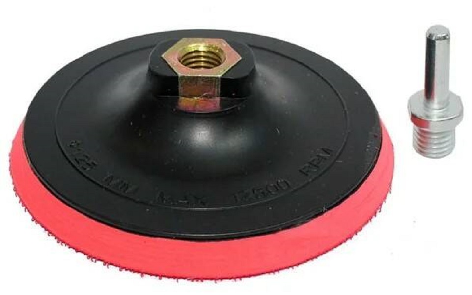 Тарелка опорная для шлифовального диска с адаптером 125 мм Росомаха 435010 тонкая опорная тарелка для шлифовального диска росомаха
