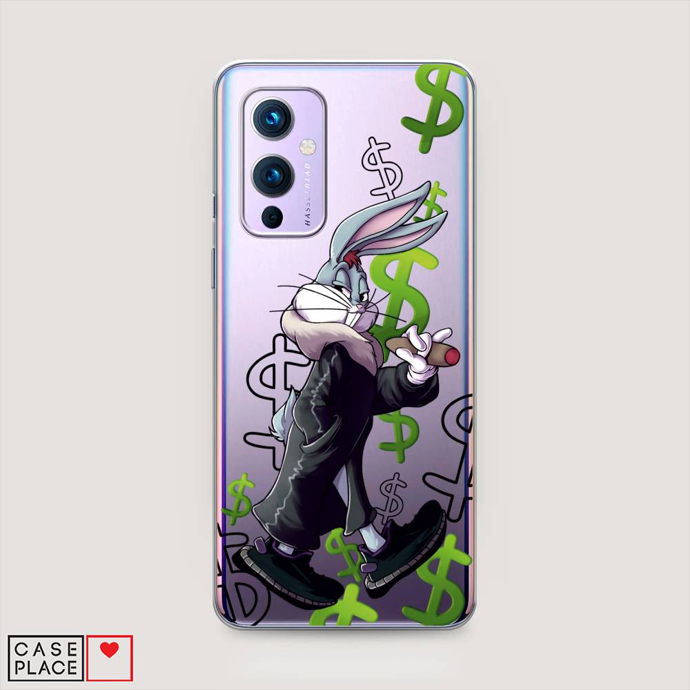 

Чехол на OnePlus 9 LE2113 "Rich Bugs Bunny", Зеленый;черный;голубой, 151450-6