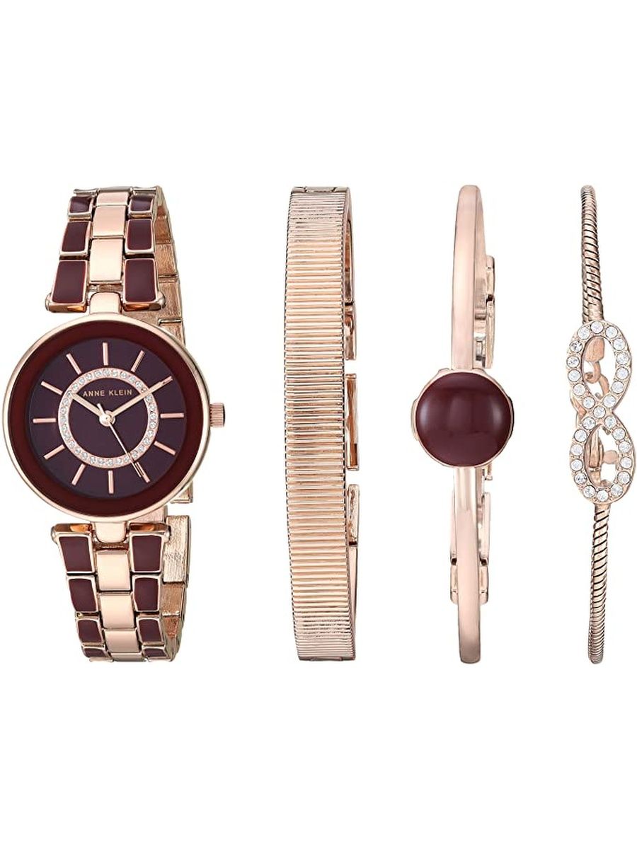 

Наручные часы женские Anne Klein AK/3286BYST бордовые, AK/3286BYST