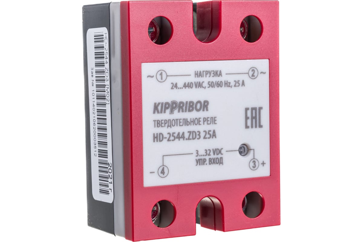 

Твердотельное реле KIPPRIBOR HD-2544.ZD3 [M02] артикул 00000101189