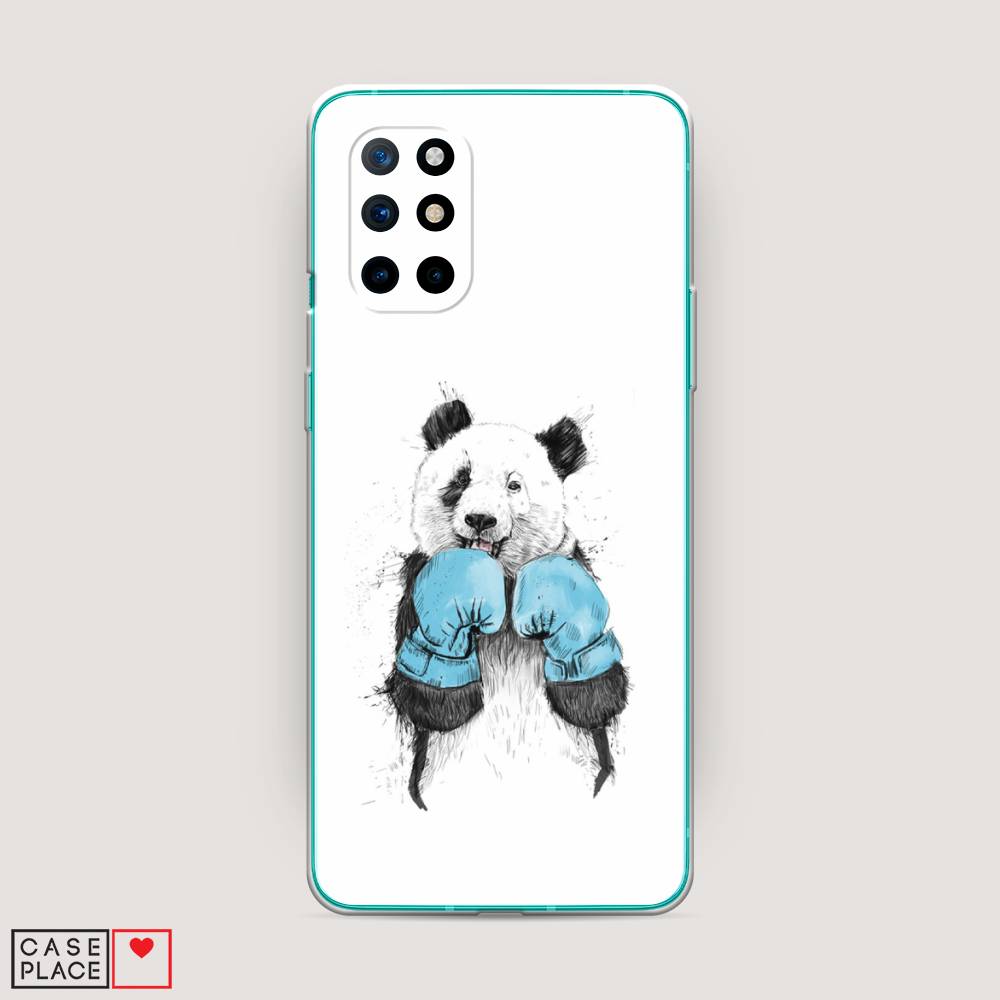 

Чехол на OnePlus 8T "Панда боксер", Голубой;белый;серый, 151150-1