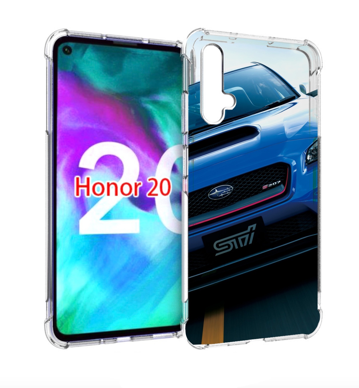 

Чехол бампер MyPads субару subaru 2 для Honor 20, Прозрачный, Tocco