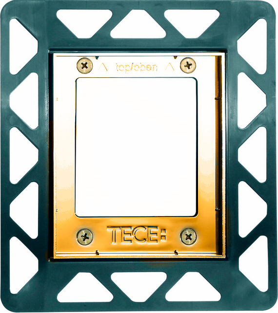 

TECE Рамка для монтажа кнопки Tece Square Urinal 9242648 золотая